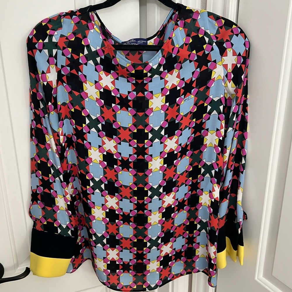 Emilio Pucci Archivio silk blouse multicolor